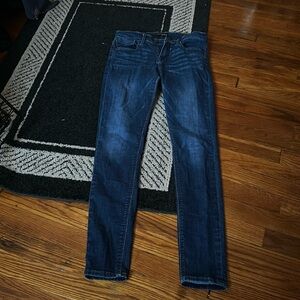 Express skinny blue jeans